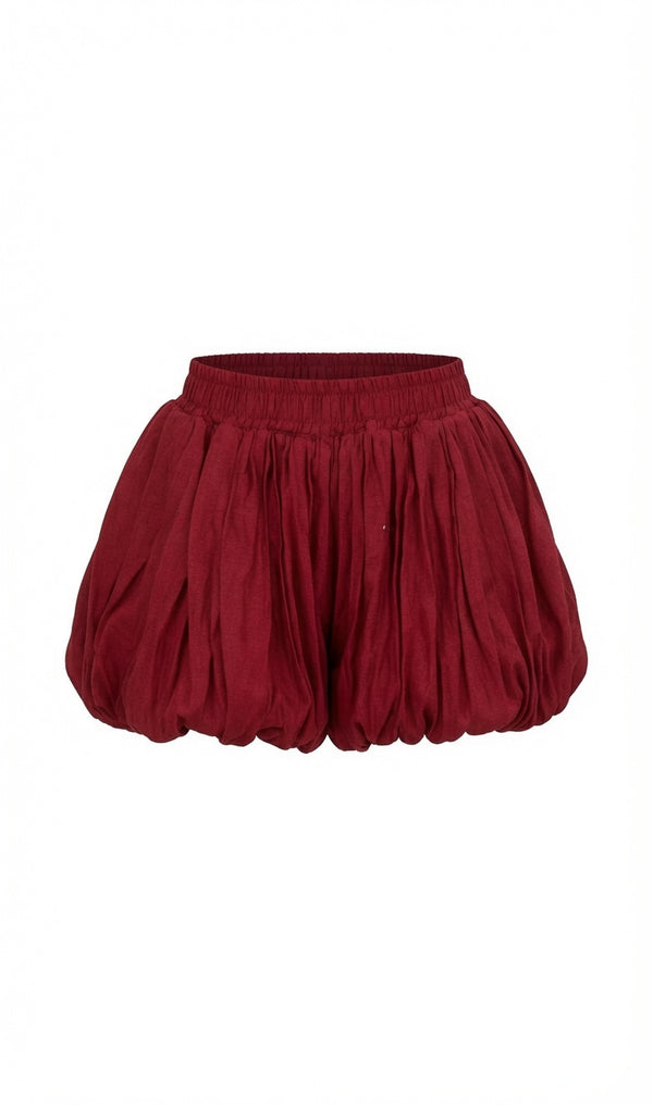 Jindu Bubble Short | Wild Berry