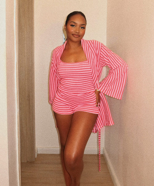Girly pop Layered Set with matching robe