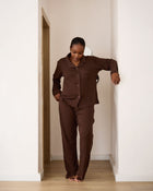 Mocha Soft & Cozy Set (Long Sleeve & Pants)