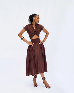 Ciao Bella Skirt | Mocha