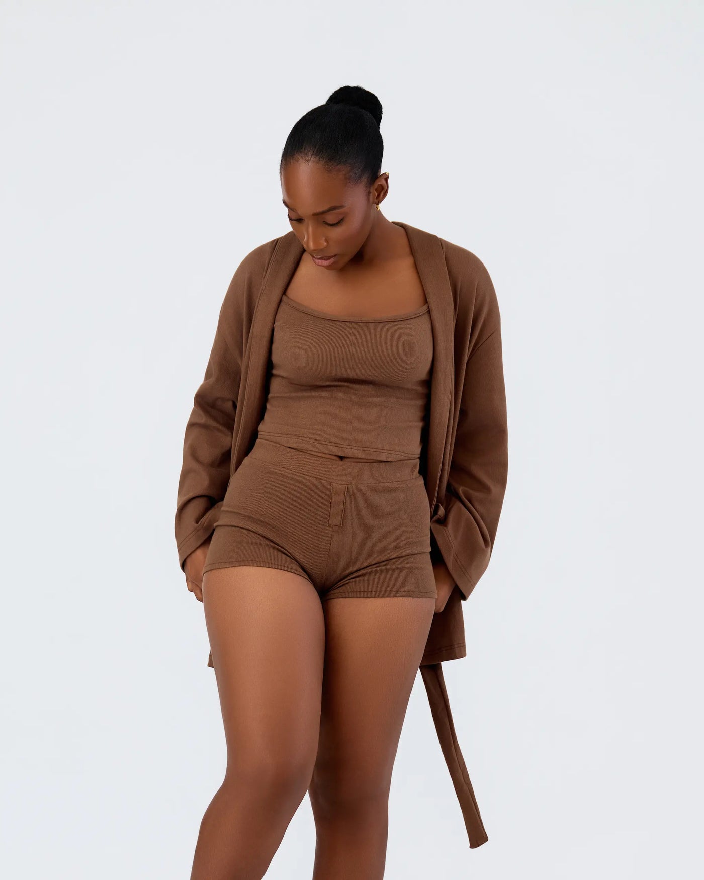 Mocha Cami & Shorts Set - K | KASA