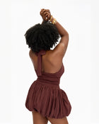 Jindu Bubble Short | Mocha