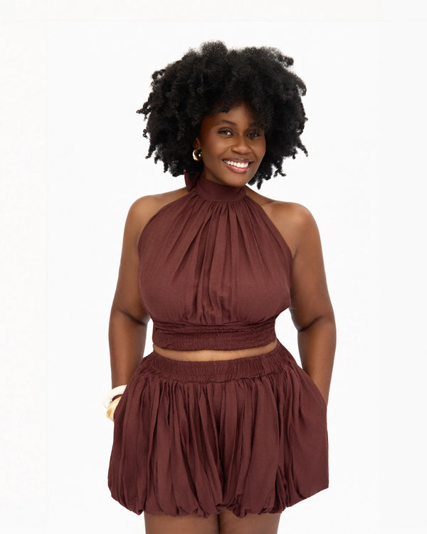 Jindu Top | Mocha