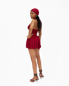 Jindu Bubble Short | Wild Berry